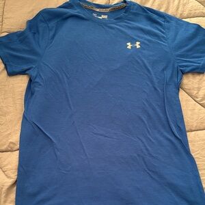 Under Armour Men's Blue Short Sleeve Tee Run
